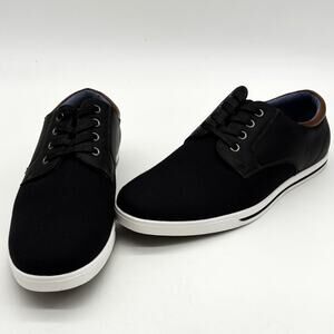 Bruno Marc Shoes Mens 9.5 Rivera-01Black Business Casual Lace Up Loafers Oxford